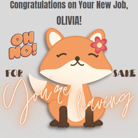 Congrats!